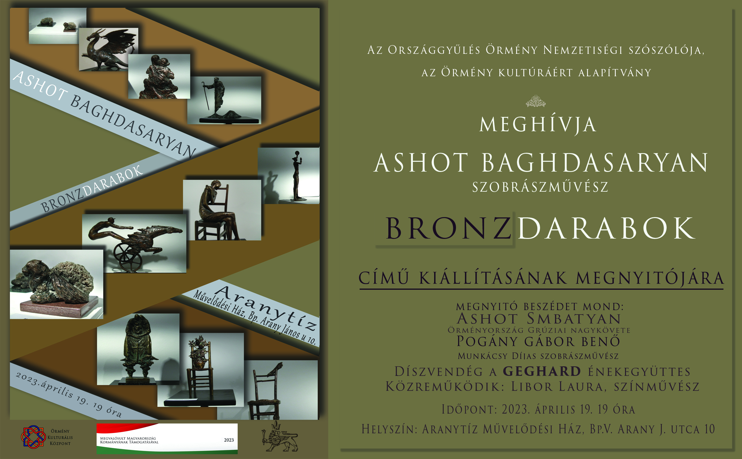 Ashot Bagdasaryan – BronzDarabok kiállítás
