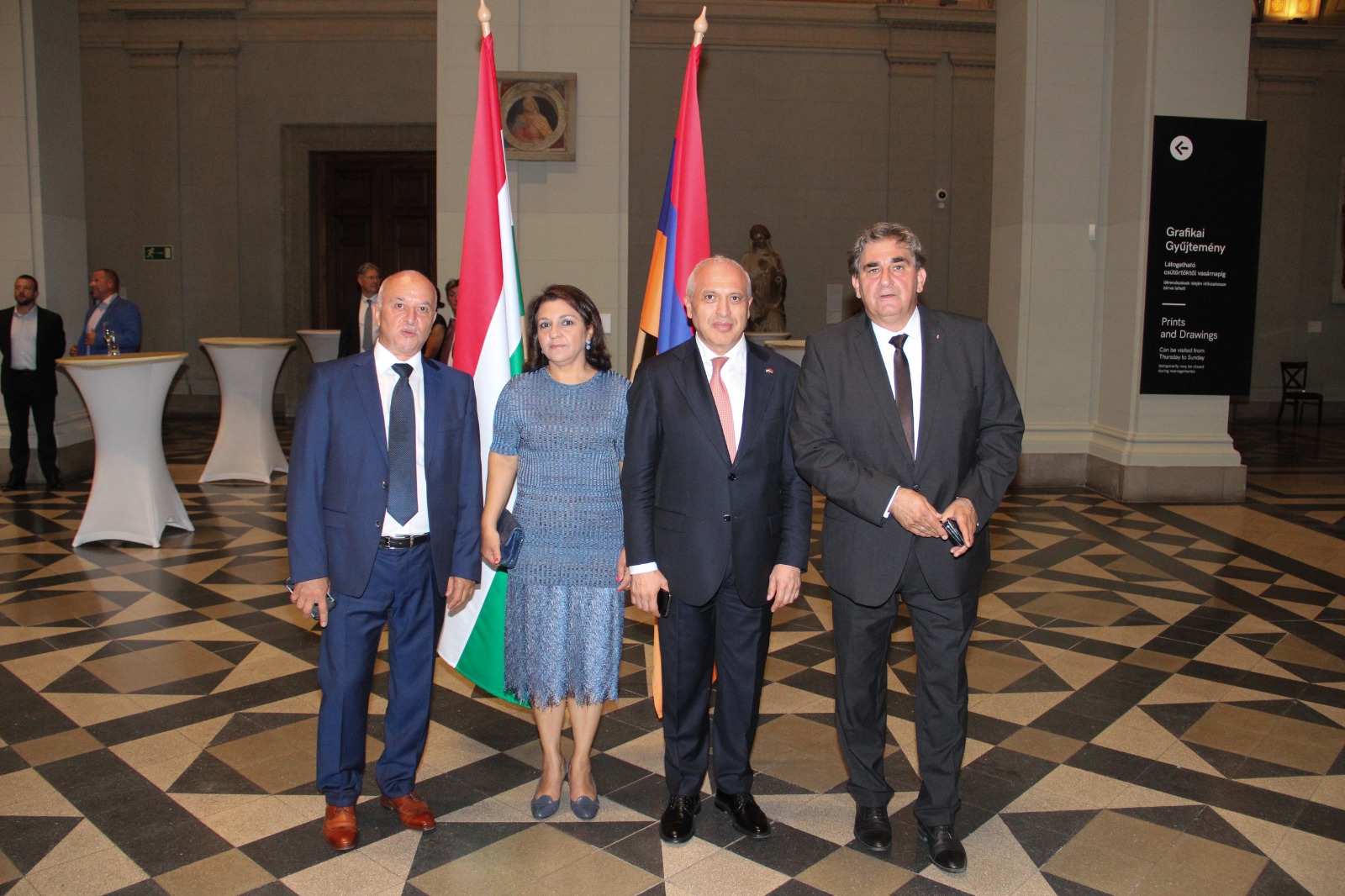 On September 18, a concert dedicated to the Independence Day of the Republic of Armenia took place in the Roman Hall of the Hungarian Art Museum in Budapest, followed by an official reception in the Renaissance Hall.